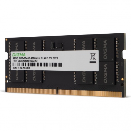 Память оперативная Digma DDR5 32GB 4800MHz (DGMAS54800032D) - фото 3