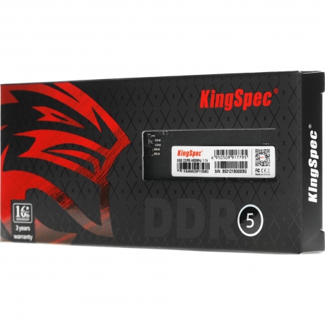 Оперативная память Kingspec DDR5 8GB 4800MHz (KS4800D5P11008G) - фото 7