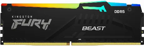 Память оперативная Kingston DDR5 32GB 6000MHz Fury Beast RGB RTL...