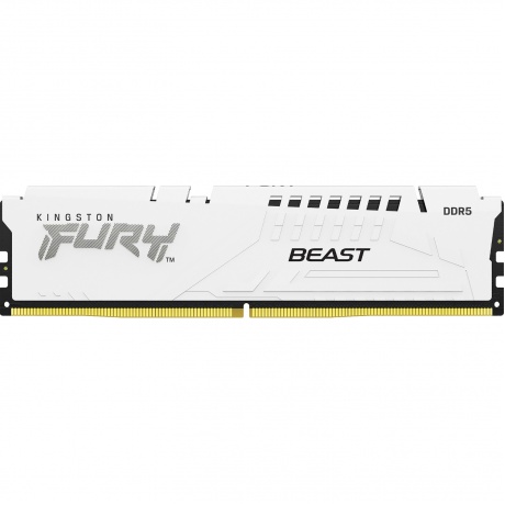 Память оперативная Kingston DDR5 16GB 6000MHz Fury Beast White Expo RTL (KF560C36BWE2-16)