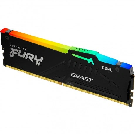 Память оперативная Kingston DDR5 16GB 6400MHz Fury Beast RGB RTL...