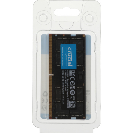 Память оперативная Crucial 32GB DDR5 SODIMM (CT32G48C40S5) - фото 6