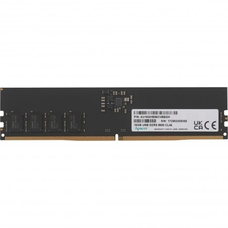 Память оперативная Apacer DDR5 16GB  5600MHz DIMM (AU16GHB56CVBB...