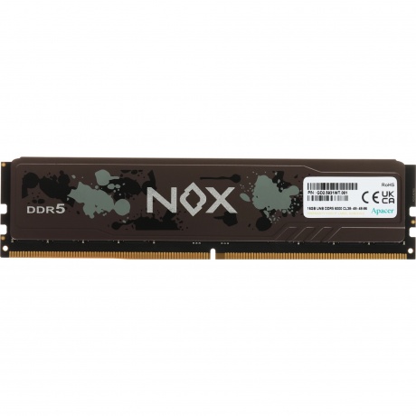 Память оперативная Apacer DDR5 16GB 6000MHz DIMM (AH5U16G60C622MBAA-1) - фото 2