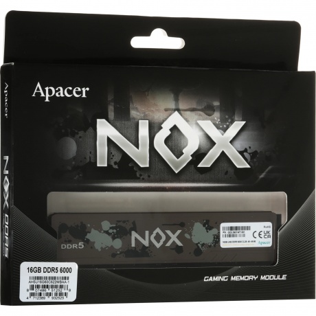 Память оперативная Apacer DDR5 16GB 6000MHz DIMM (AH5U16G60C622MBAA-1) - фото 3