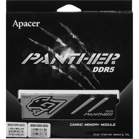 Память оперативная Apacer DDR5 32GB 5200MHz DIMM (AH5U32G52C5227BAA-2) - фото 4