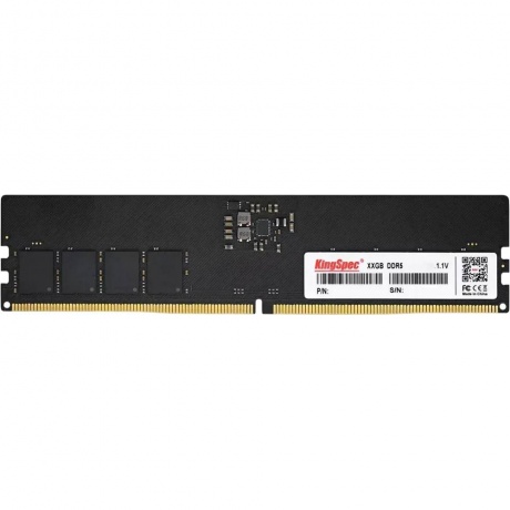 

Оперативная память KingSpec DDR5 DIMM 16GB 5200MHz