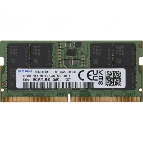 Оперативная память Samsung 16Gb SO-DIMM DDR5 PC5-38400, 5600, CL...