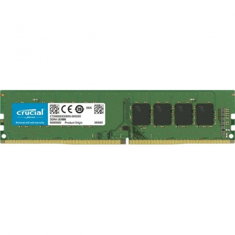 

Память CRUCIAL DDR4 DIMM 16Gb (PC25600, 3200MHz, CL22, dual rank, 1.2V, RTL) (CB16GU3200)