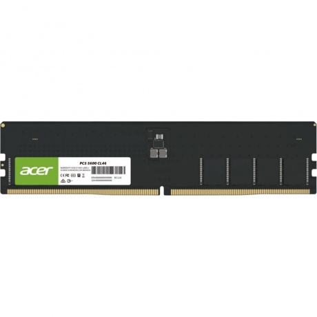 

Память ACER DDR5 DIMM 16Gb UD200 (PC38400, 4800MHz, CL40, 1.1V, RTL) (BL.9BWWA.420)