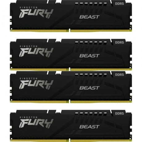 Модуль памяти DIMM 128GB (32GBх4) DDR5-5200 RGB KF552C40BBK4-128...