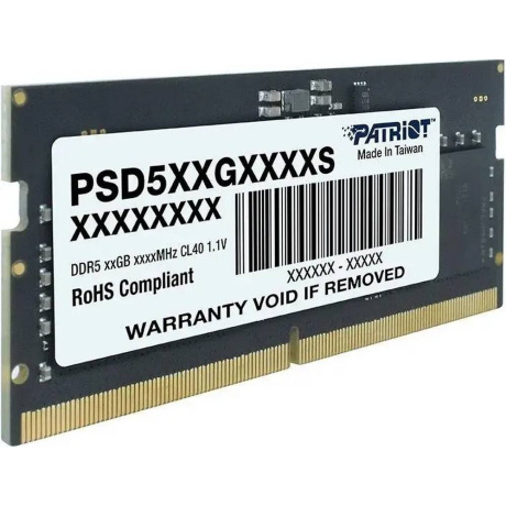 Модуль памяти SODIMM 32GB DDR5-5600 PSD532G56002S PATRIOT - фото 2