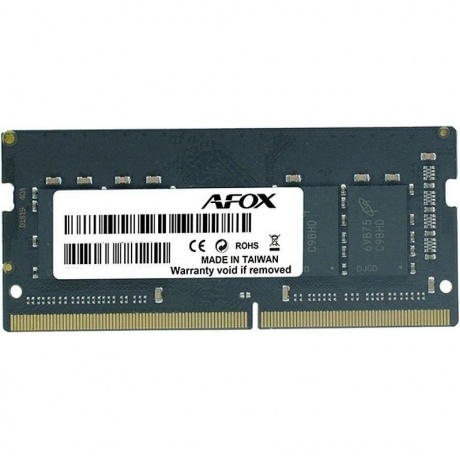 Оперативная память AFOX, DDR4, 16Gb (1x16 Gb), 3200 MHz, CL22, SO-DIMM