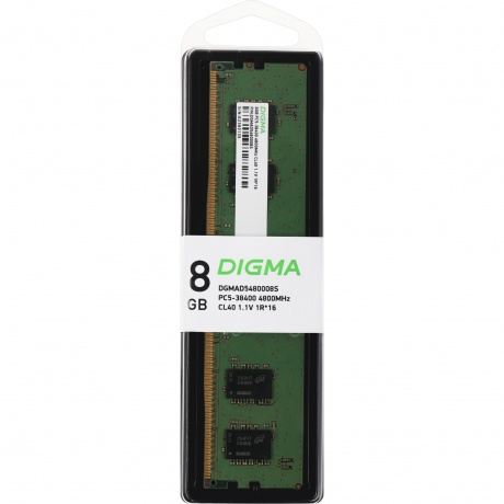 Оперативная память Digma, DDR5, 8GB (1x8GB), 4800MHz, CL40, DIMM - фото 5