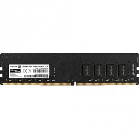 Оперативная память Exegate, DDR4, 32GB (1x32 GB), 3200 MHz, CL22...