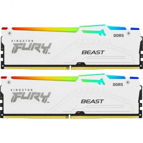 Оперативная память Kingston Fury Beast, DDR5, 32Gb (2x16GB), 600...