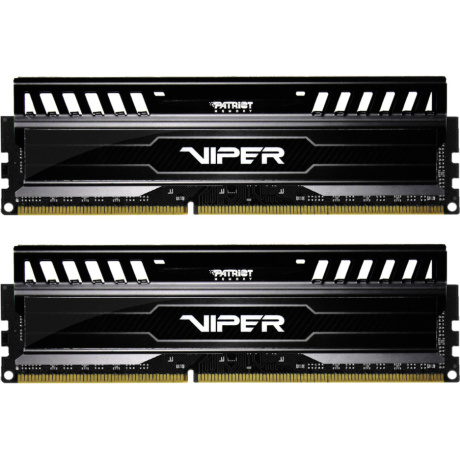 Оперативная память Patriot Viper 3, DDR3, 8GB (2x4 GB), 1600 MHz, CL9, DIMM, радиатор, черный