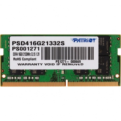 Оперативная память для ноутбука SODIMM 16Gb PC19200 DDR4 PSD416G...