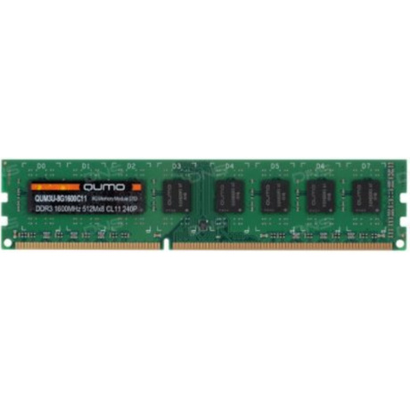 Оперативная память Qumo, DDR3L, 8GB (1x8GB), DIMM, 1600MHz, CL11