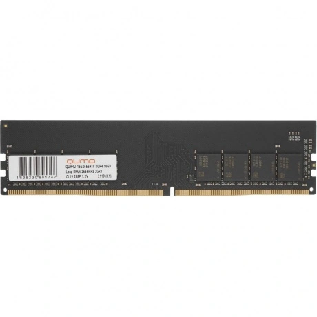 Оперативная память Qumo, DDR4, 16Gb (1x16GB), 2666MHz, CL19, DIM...