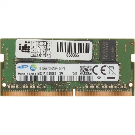 Оперативная память Samsung, DDR4, 8Gb (1x8 GB), 2133 MHz, CL15, ...