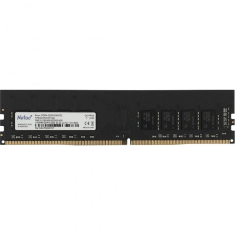 Оперативная память Netac Basic DIMM 8GB DDR4-3200 (PC4-25600) C2...