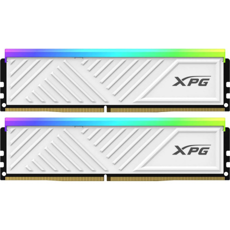 Оперативная память ADATA DDR4 DIMM 16GB 3200MHz 2*8GB 16-20-20 WHITE DUAL TRAY RGB