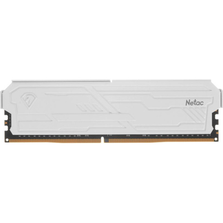 Оперативная память Netac DDR4 Shadow III White 16Gb, 2666Mhz, [NTSHD4P26SP-16W] CL19, с радиатором