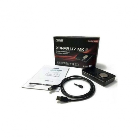 Внешняя звуковая карта Asus USB Xonar U7 MK II (C-Media 6632AX) 7.1 - фото 1