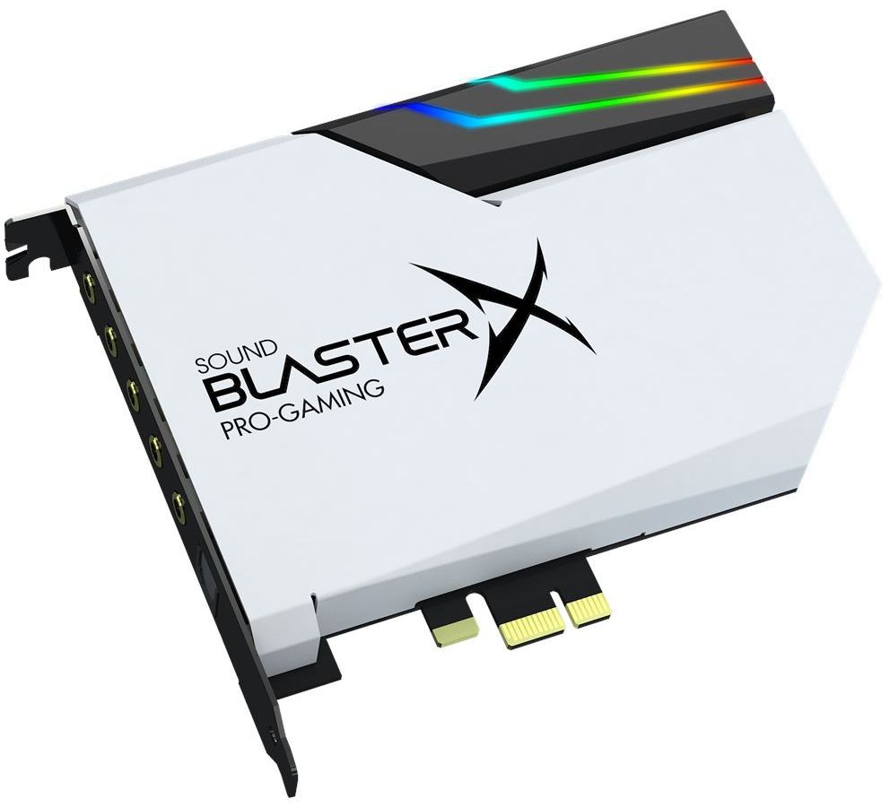 Звуковая карта Creative Sound BlasterX AE-5 Plus Pure Edition White (70SB174000004) усилитель creative sound blasterx g3 70sb183000000