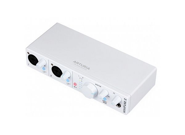 Внешняя звуковая карта Arturia MiniFuse 2 White USB - фото 3