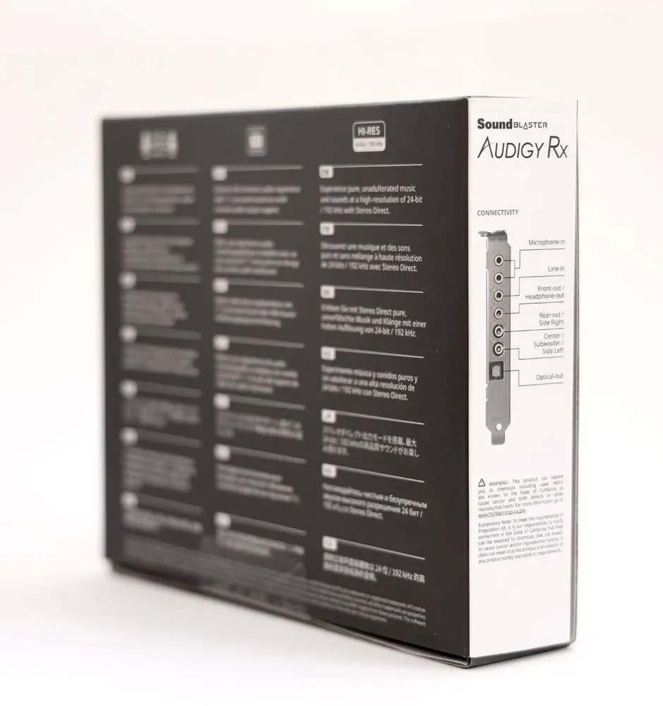 Звуковая карта Creative Sound Blaster Audigy Rx (70SB155000001) - фото 10