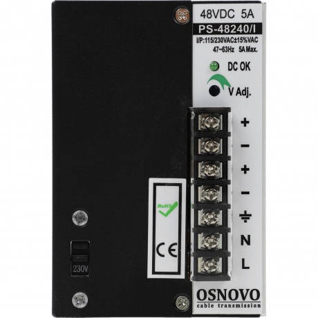 Блок питания Osnovo PS-48240/I - фото 5