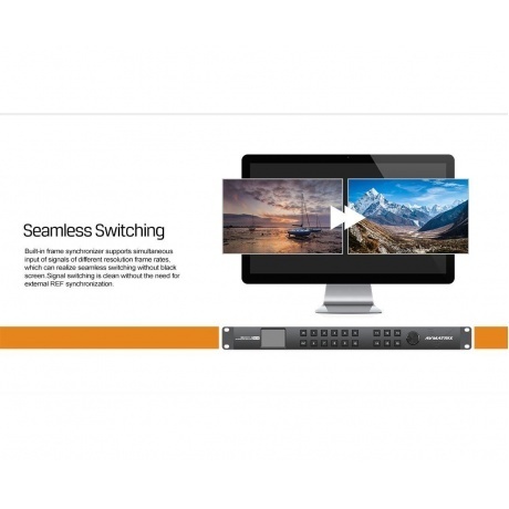 Бесшовный матричный коммутатор AVMATRIX MSS1611-S SDI - фото 3