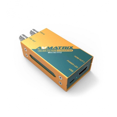 Конвертер AVMATRIX Mini SC1112 преобразования 3G-SDI в HDMI - фото 4