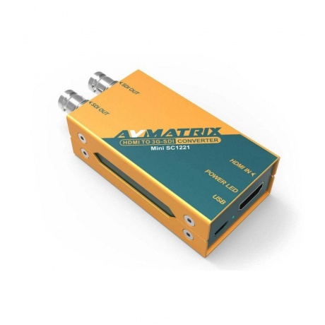 Конвертер AVMATRIX Mini SC1221 преобразования HDMI в 3G-SDI - фото 3