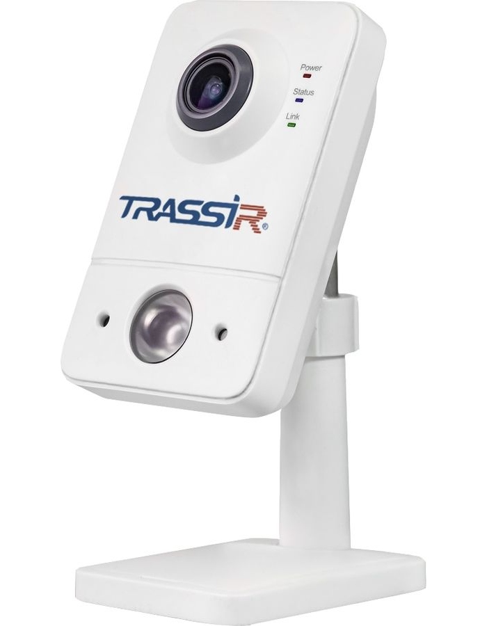 Видеокамера IP Trassir TR-D7121IR1W 2.8мм белый видеокамера ip trassir tr w2c1 trassir cloud 1000 2 8 2 8мм