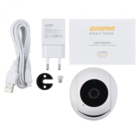 Видеокамера IP Digma DiVision 201 2.8мм белый - фото 9
