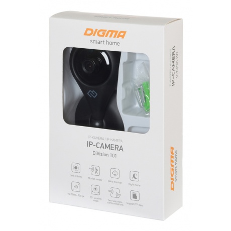 Видеокамера IP Digma DiVision 101 2.8мм черный - фото 9