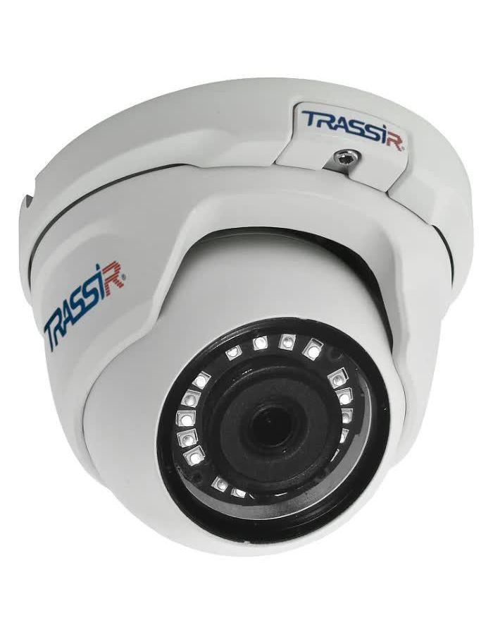 Видеокамера IP Trassir TR-D8121IR2 2.8мм белый коммутатор trassir tr ns1206 65 4poe