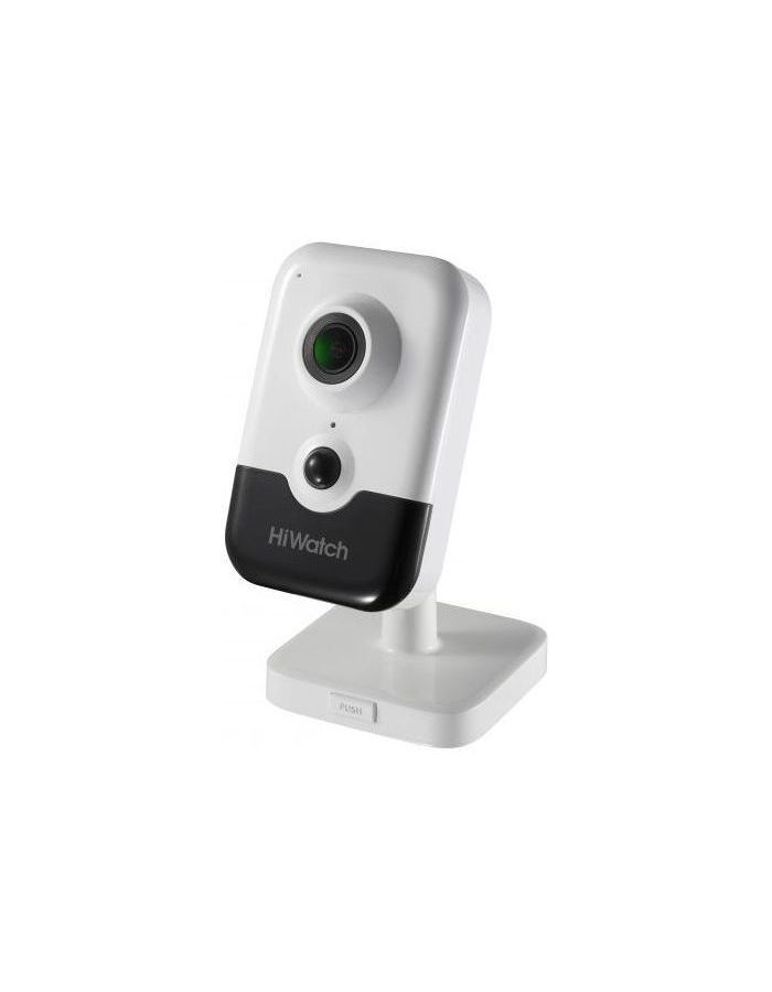Видеокамера IP Hikvision HiWatch DS-I214(B) 2мм белый/черный цена и фото