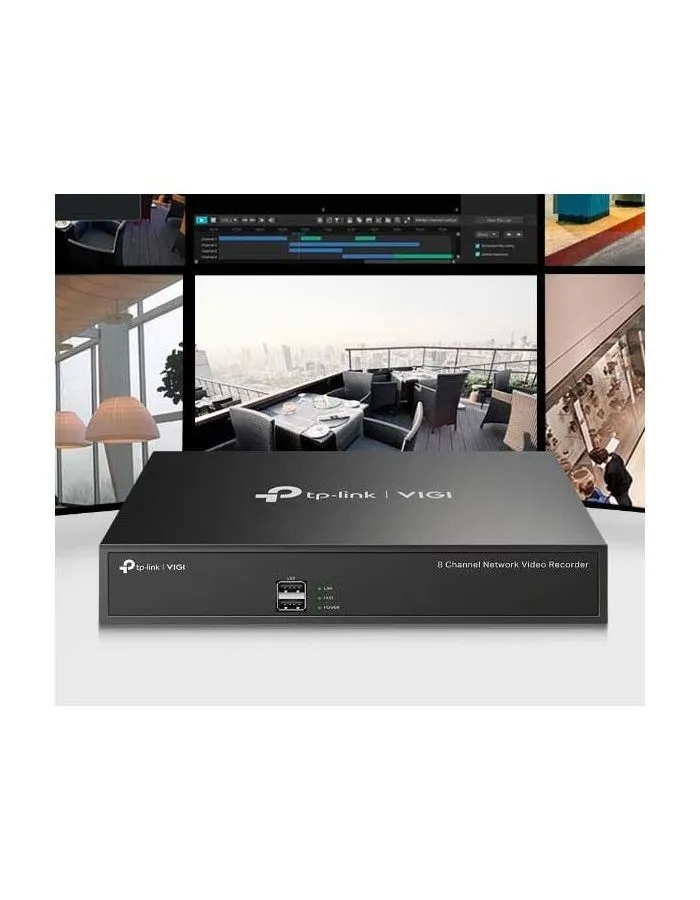 Видеорегистратор TP-Link NVR VIGI NVR1008H - фото 4