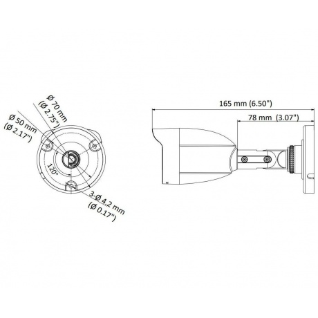 Камера видеонаблюдения HiWatch DS-T200 (B) (2.8 mm) - фото 10