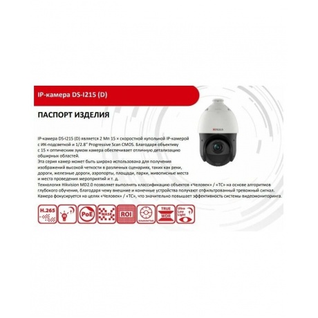 IP камера HiWatch DS-I215(D) - фото 3