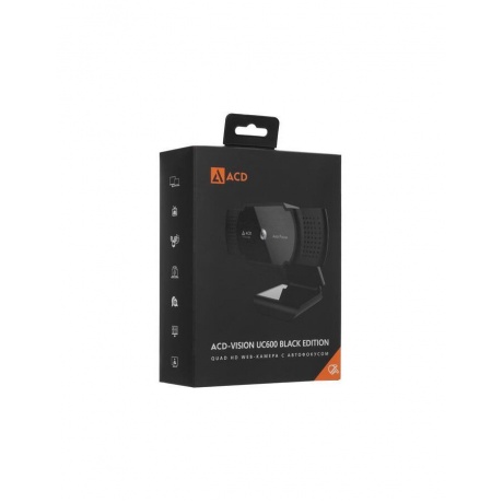 Веб-камера ACD-Vision UC600 Black Edition CMOS черный (ACD-DS-UC600 BE) - фото 19