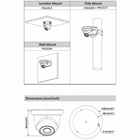 Камера видеонаблюдения Dahua DH-IPC-HDW1230SP-0280B-S5-QH2 - фото 12