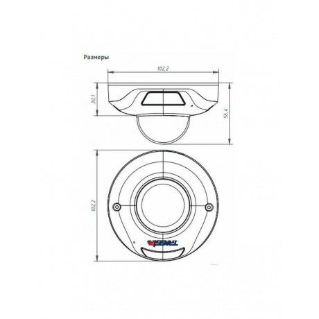 Камера видеонаблюдения Trassir TR-D4121IR1 v6 2.8 - фото 2