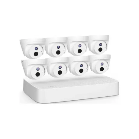 Tenda K8P-4CR Система видеонаблюдения, 8 купольных IP-камеры и в...