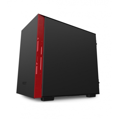 Корпус NZXT H210 (CA-H210B-BR) Black/Red - фото 1