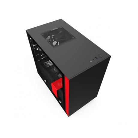 Корпус NZXT H210 (CA-H210B-BR) Black/Red - фото 2